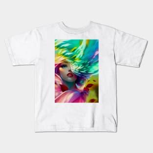 Lady Blooming Kids T-Shirt